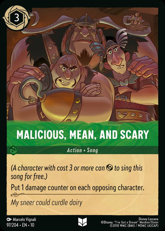 Malicious, Mean, and Scary - Whispers in the Well 97/204 - Near Mint
