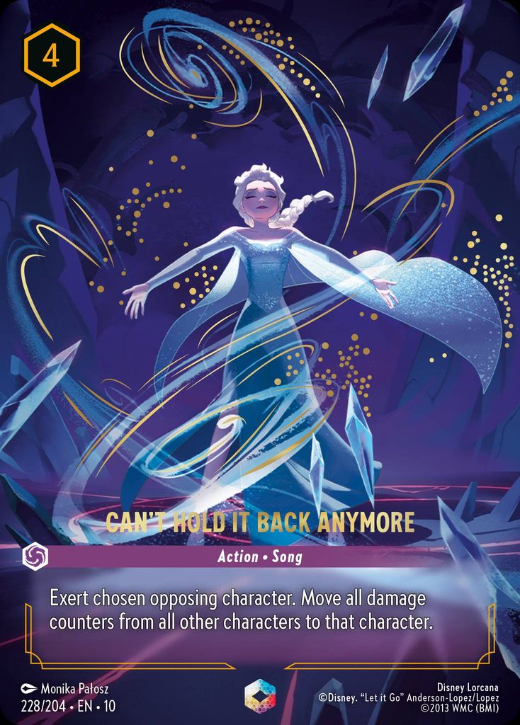 Can't Hold It Back Anymore (Enchanted) - Whispers in the Well 228/204  (Foil) - Near Mint - Ungraded
