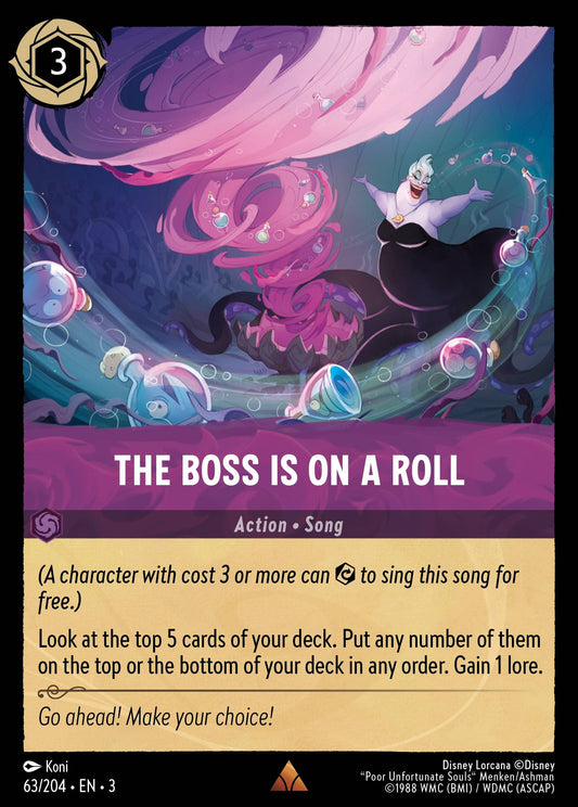 The Boss is on a Roll -  63/204