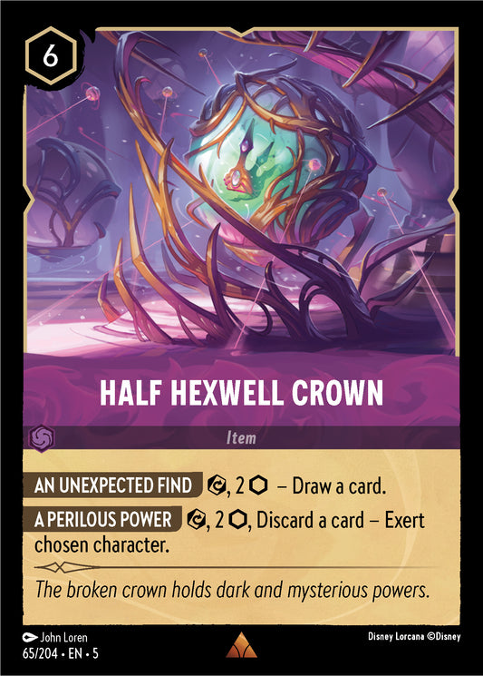 Half Hexwell Crown - Shimmering Skies 65/204  (Foil) - Near Mint - Ungraded