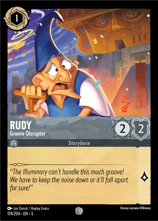 Rudy - Groove Disrupter - Shimmering Skies 174/204  (Foil) - Near Mint - Ungraded