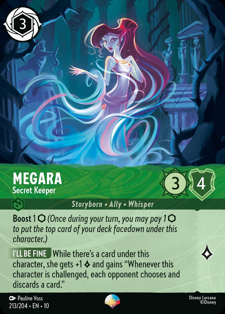 Megara - Secret Keeper (Epic) - Whispers in the Well 213/204 (Foil) - Near Mint