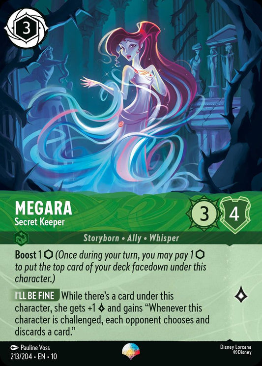 Megara - Secret Keeper (Epic) - Whispers in the Well 213/204 (Foil) - Near Mint