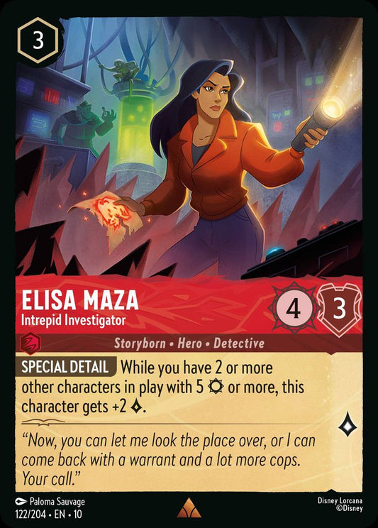 Elisa Maza - Intrepid Investigator - Whispers in the Well 122/204  (Foil) - Near Mint - Ungraded