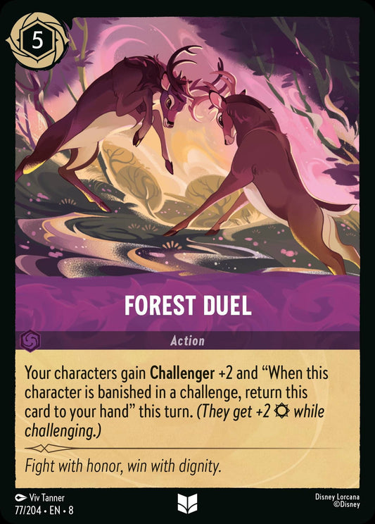 Forest Duel - Reign of Jafar 77/204  (Foil) - Near Mint - Ungraded