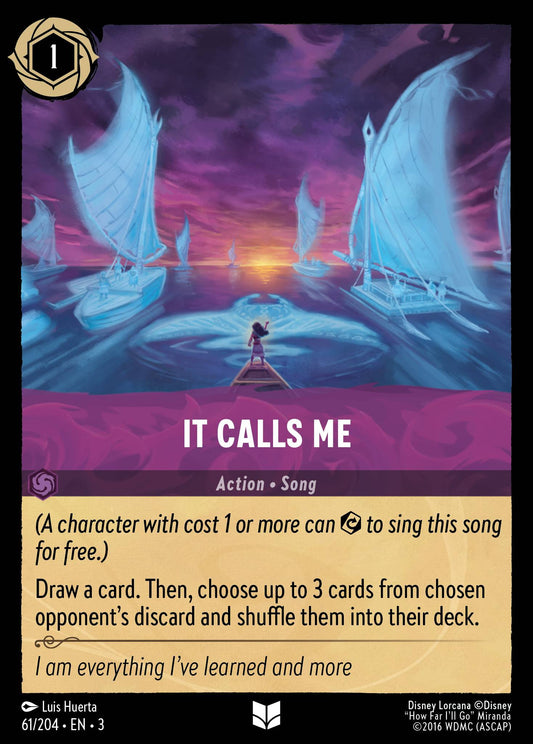 It Calls Me - Into the Inklands 61/204  (Foil) - Near Mint