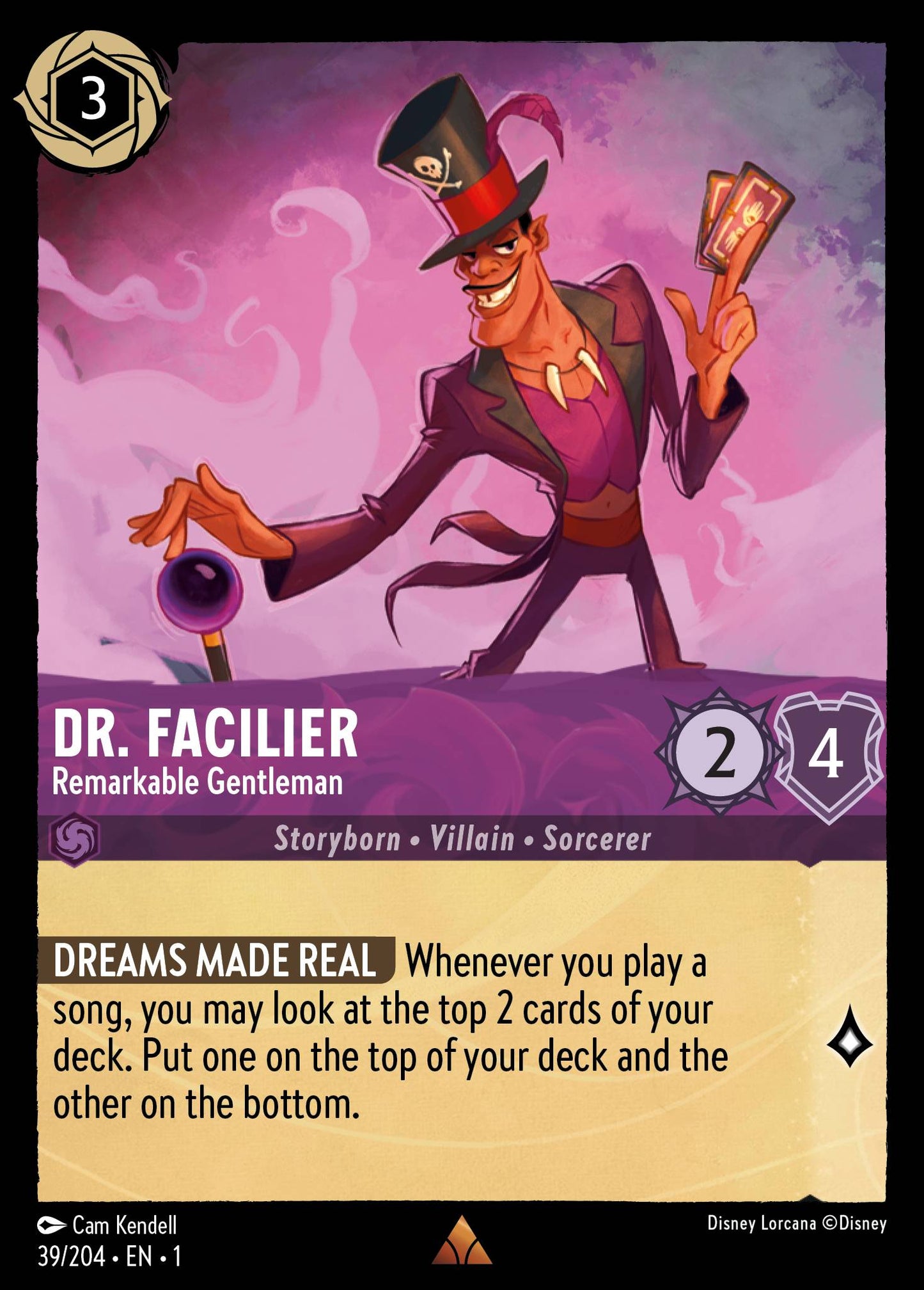 Dr. Facilier - Remarkable Gentleman - The First Chapter 39/204 - Near Mint