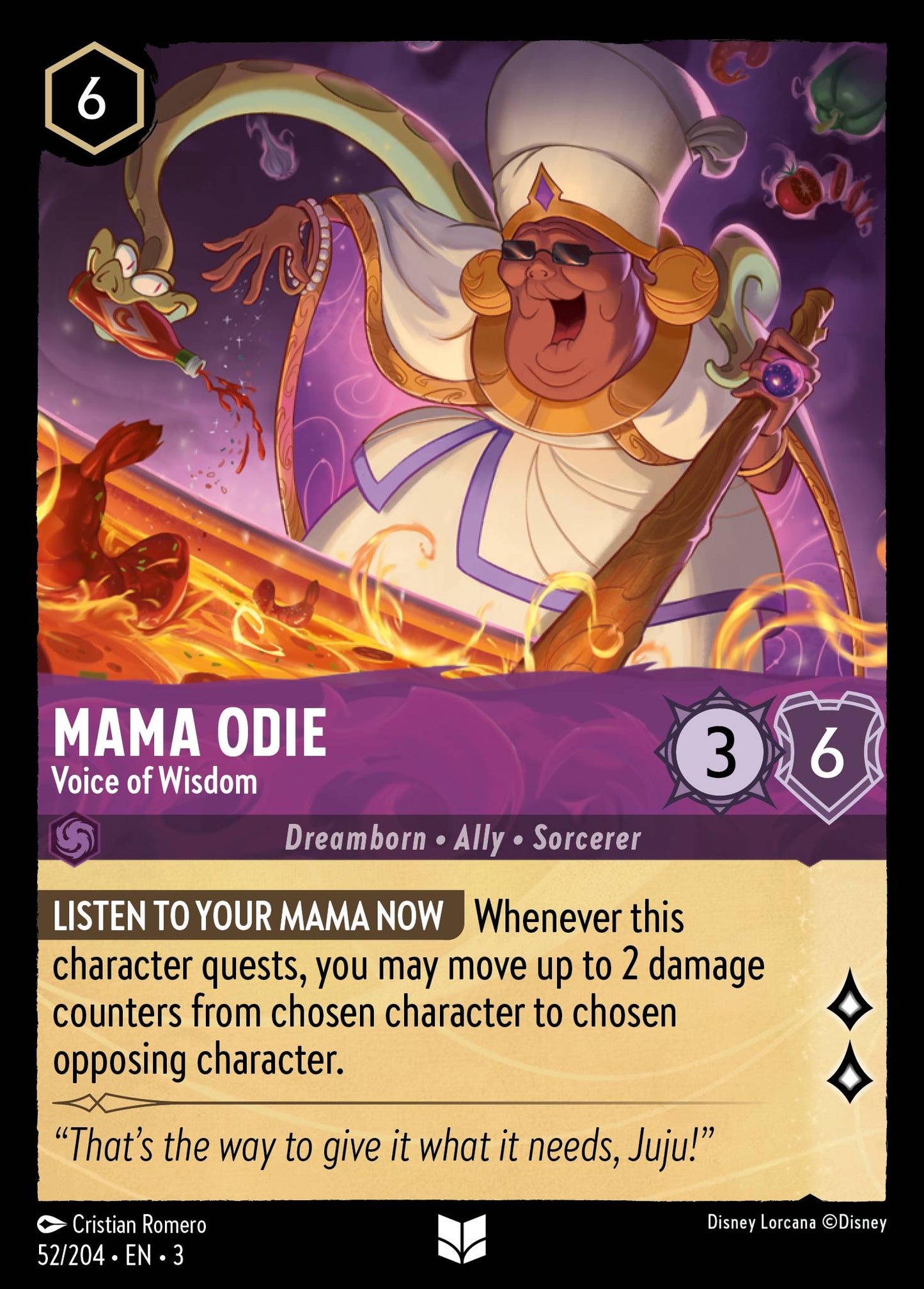 Mama Odie - Voice of Wisdom -  52/204 (Foil)