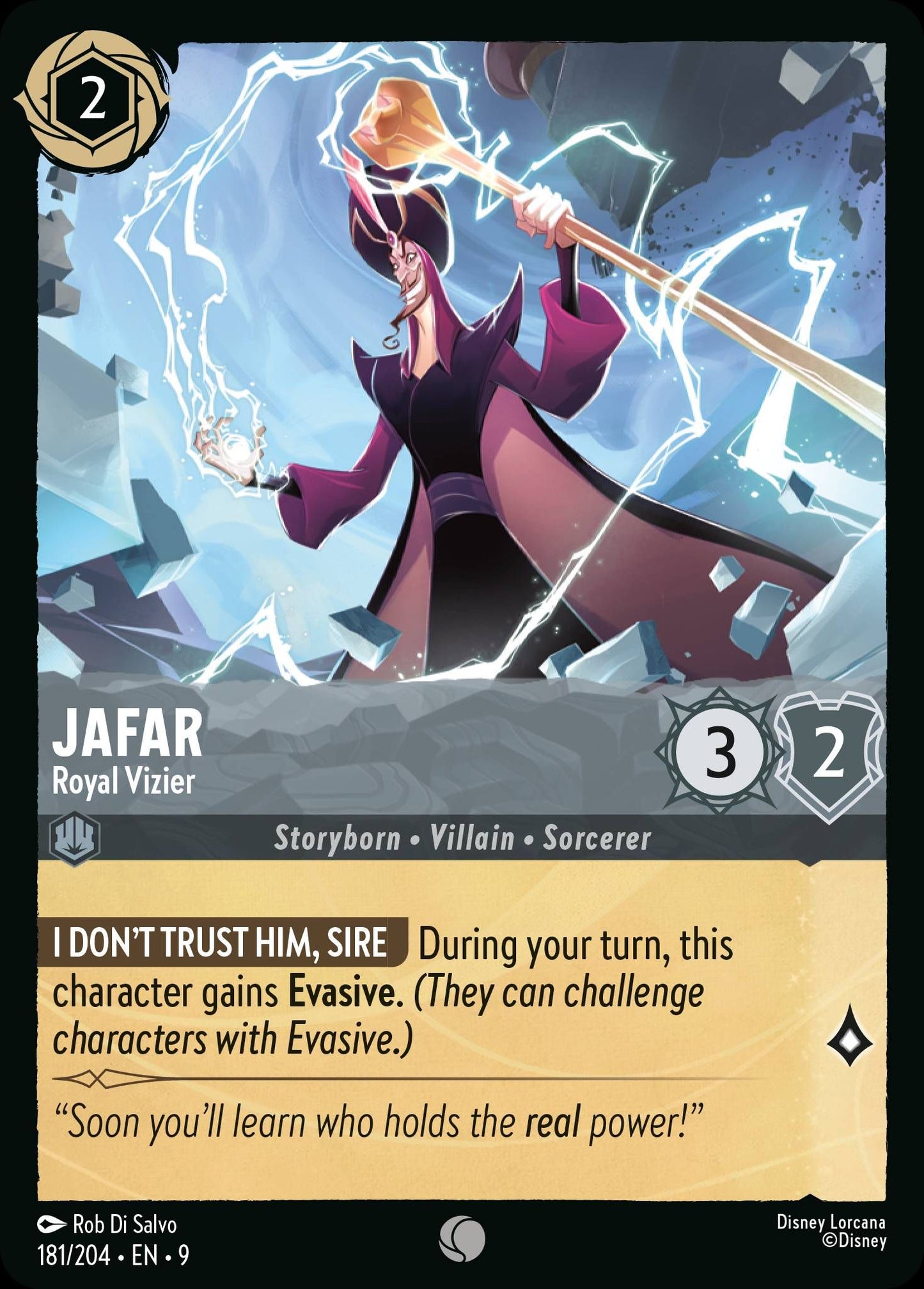 Jafar - Royal Vizier - Fabled 181/204  (Foil) - Near Mint - Ungraded
