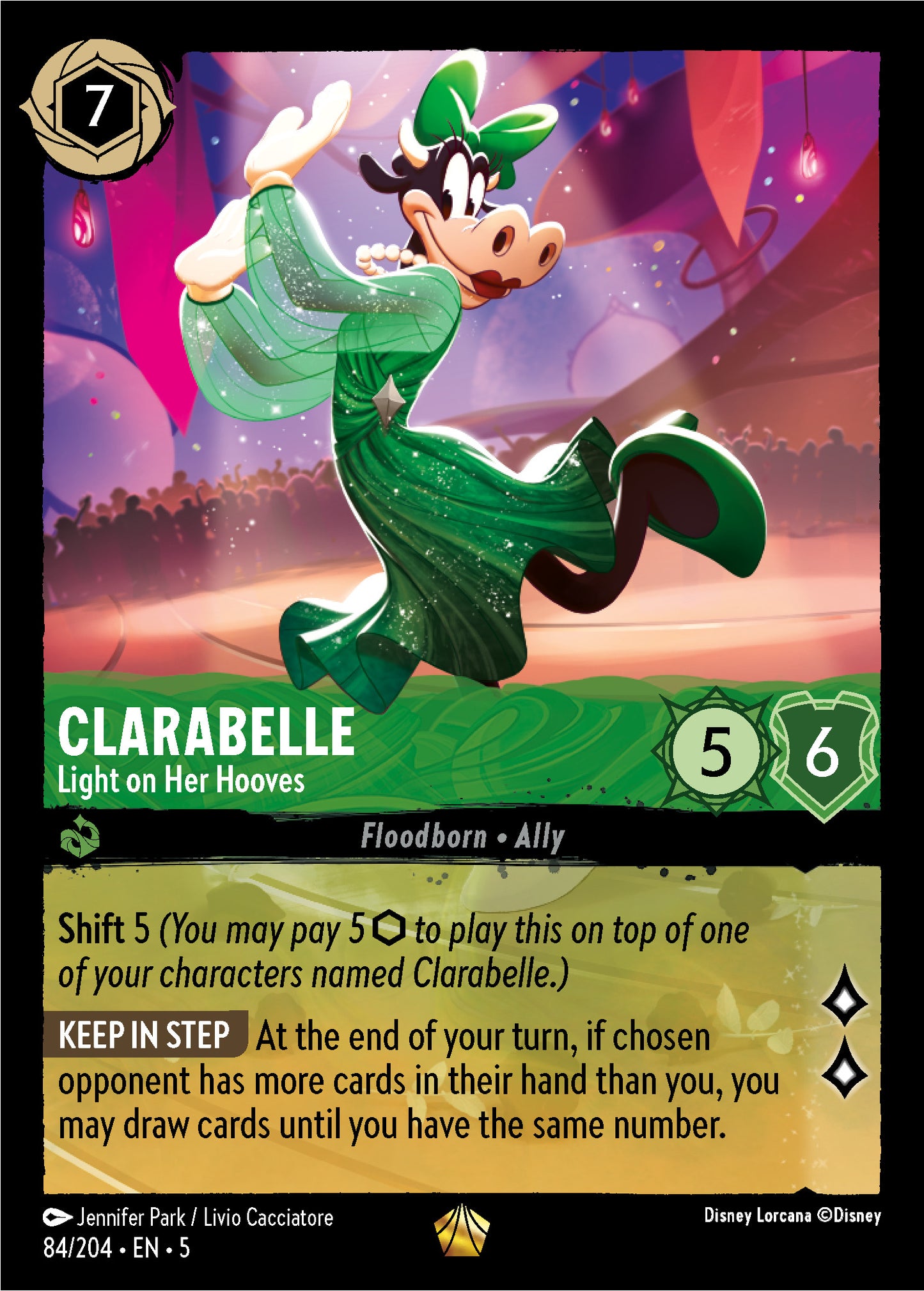 Clarabelle - Light on Her Hooves - Shimmering Skies 84/204 - Near Mint