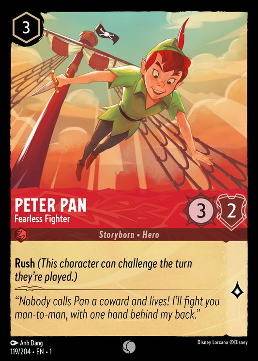 Peter Pan - Fearless Fighter - 119/204 (Foil)