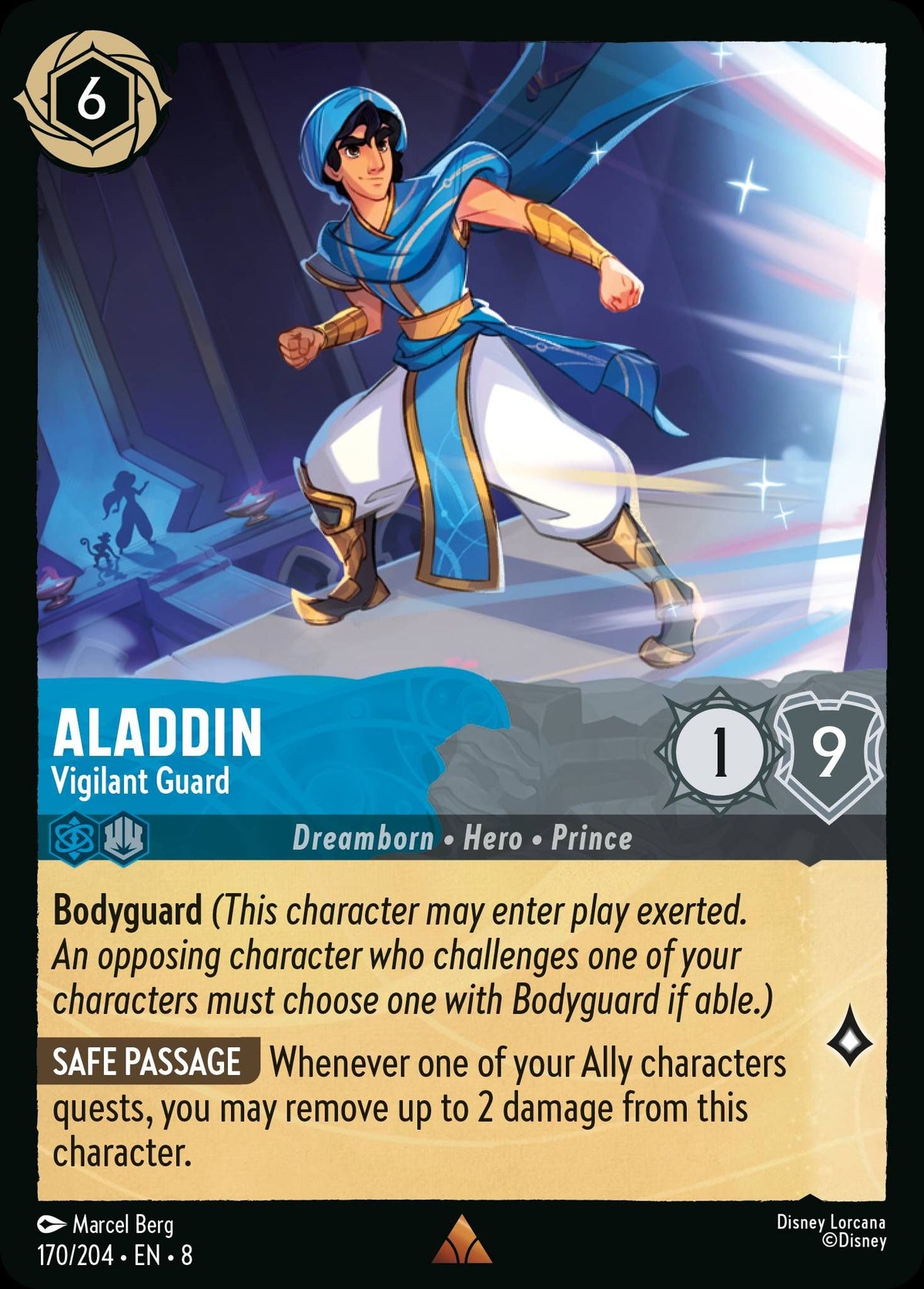 Aladdin - Vigilant Guard - Reign of Jafar 170/204 - Near Mint
