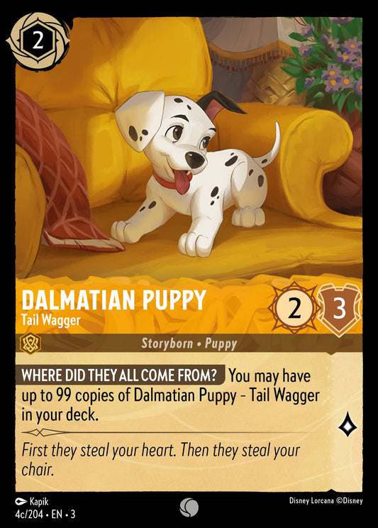 Dalmatian Puppy - Tail Wagger (4c/204) -  4c/204 (Foil)
