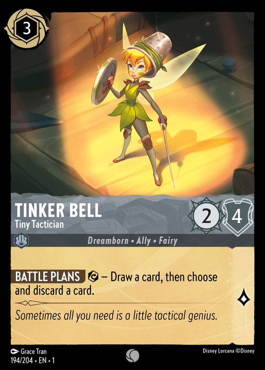 Tinker Bell - Tiny Tactician - 194/204 (Foil)
