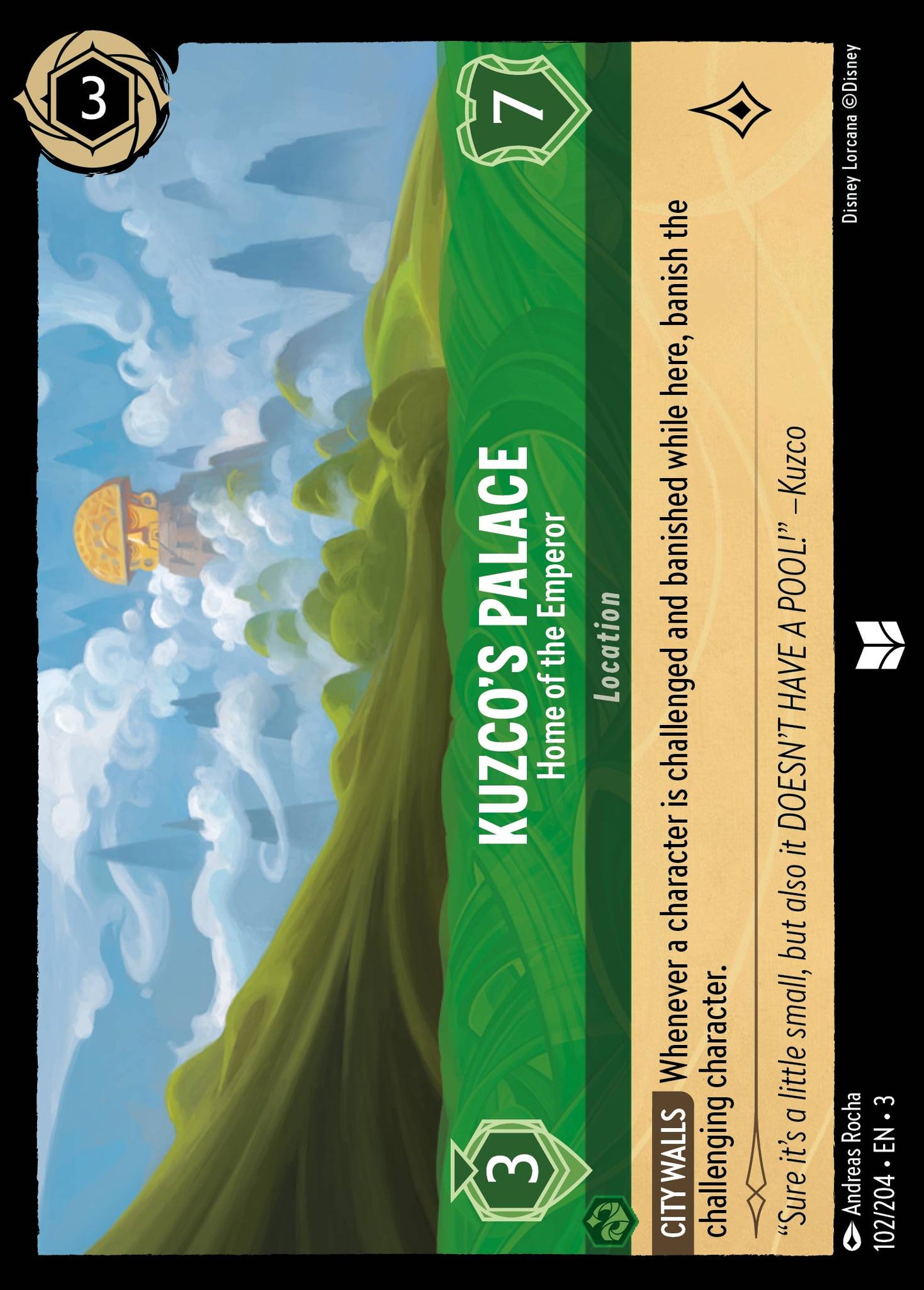 Kuzco's Palace - Home of the Emperor -  102/204 (Foil)