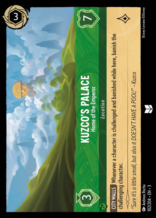 Kuzco's Palace - Home of the Emperor -  102/204 (Foil)