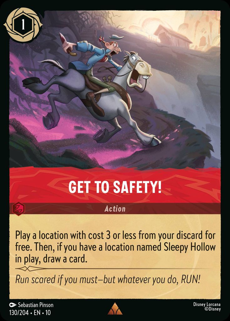 Get to Safety! - Whispers in the Well 130/204 - Near Mint