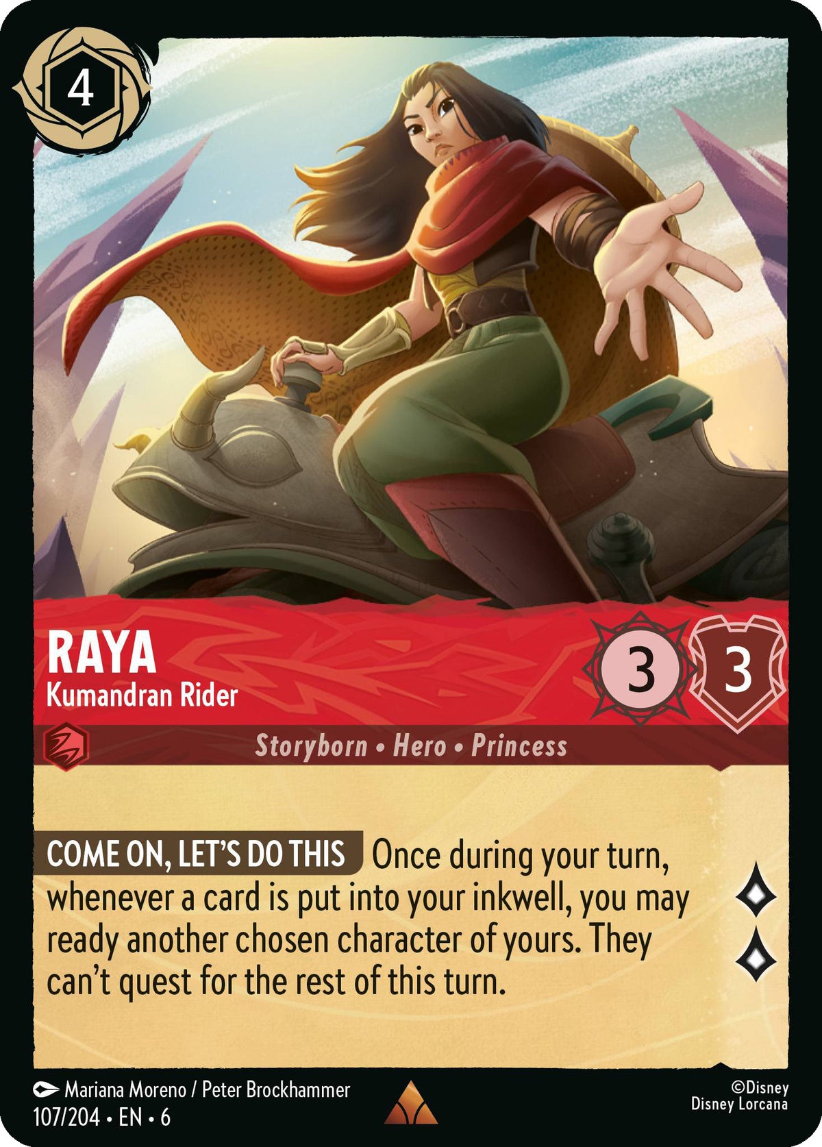 Raya - Kumandran Rider - Azurite Sea 107/204 - Near Mint