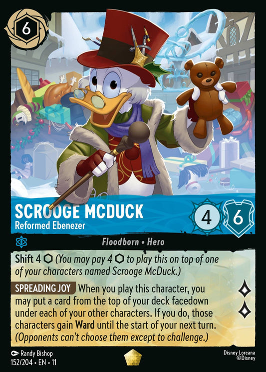 Scrooge McDuck - Reformed Ebenezer - Winterspell 152/204 - Near Mint