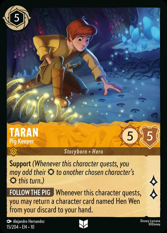 Taran - Pig Keeper - Whispers in the Well 15/204  (Foil) - Near Mint - Ungraded