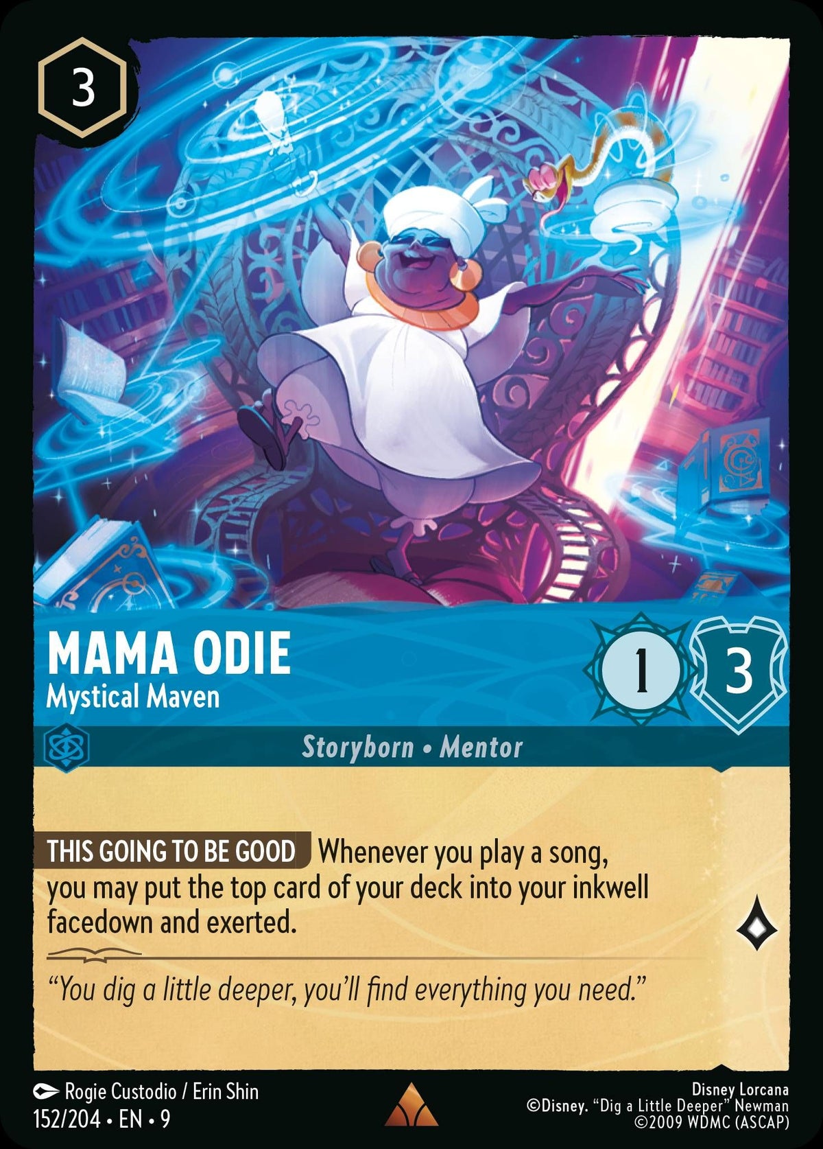 Mama Odie - Mystical Maven - Fabled 152/204 - Near Mint
