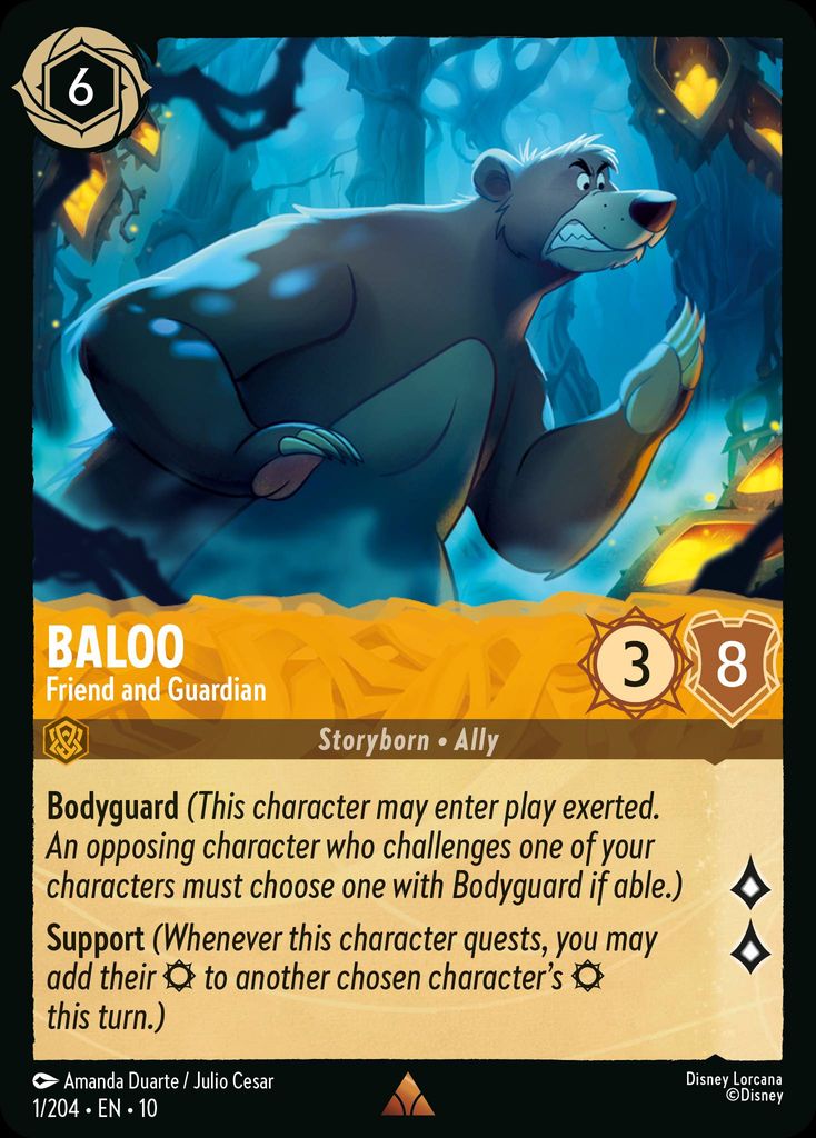 Baloo - Friend and Guardian - Whispers in the Well 1/204 - Near Mint
