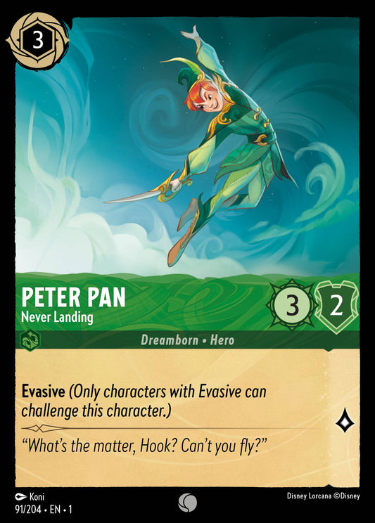 Peter Pan - Never Landing - 91/204 (Foil)
