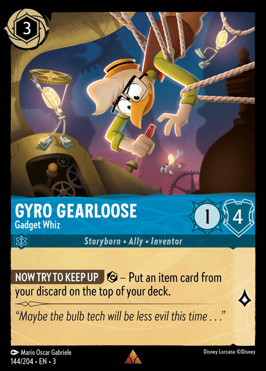 Gyro Gearloose - Gadget Whiz -  144/204 (Foil)