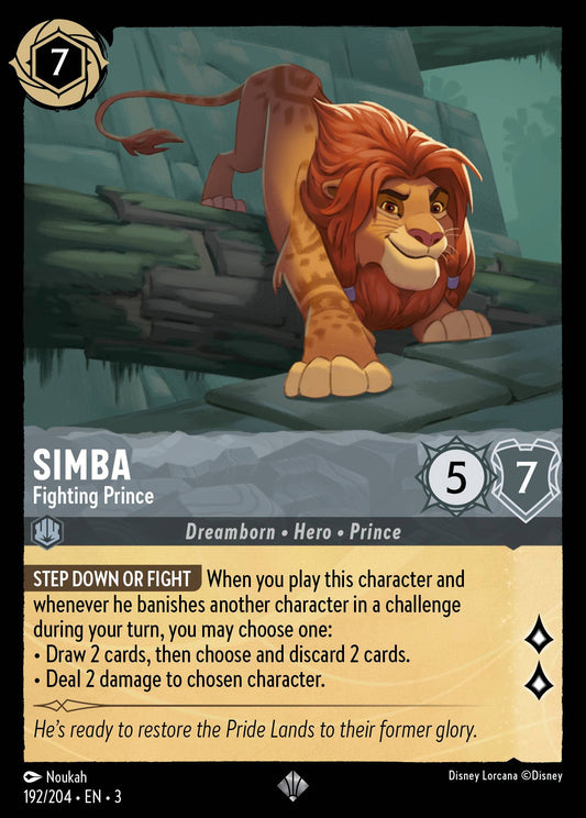 Simba - Fighting Prince -  192/204 (Foil)