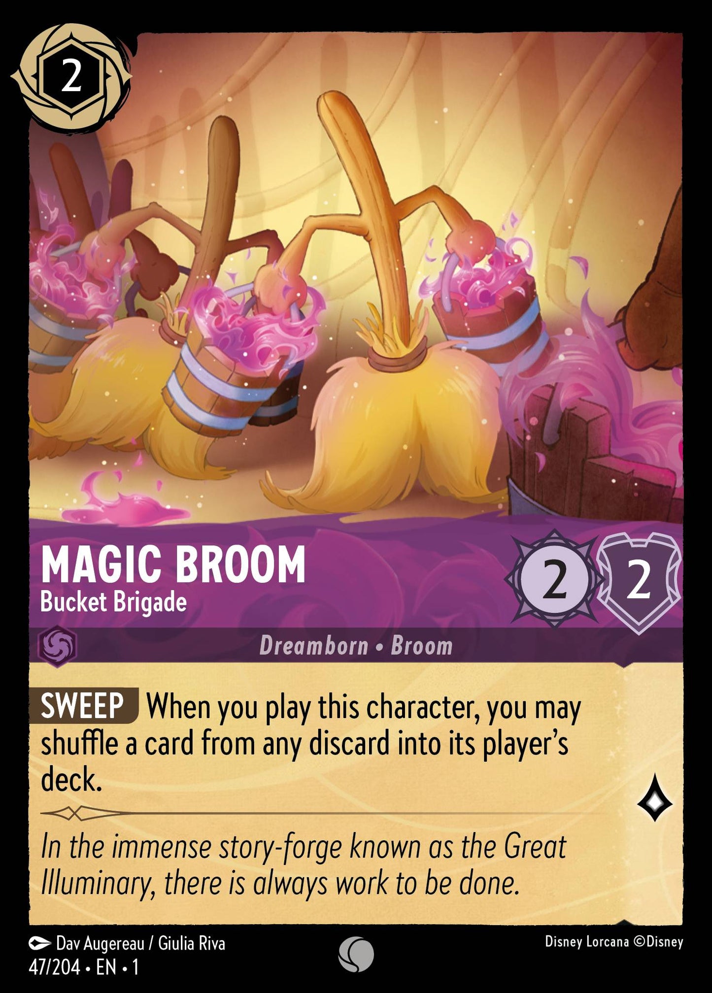 Magic Broom - Bucket Brigade - 47/204 (Foil)