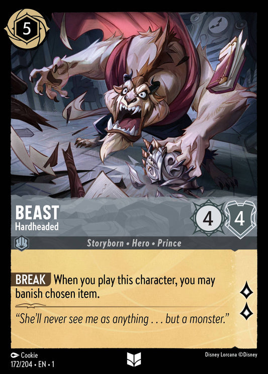 Beast - Hardheaded - 172/204 (Foil)