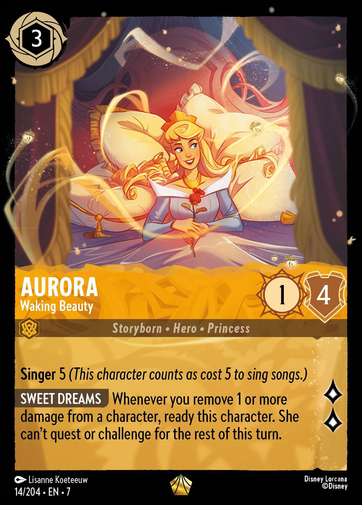 Aurora - Waking Beauty - Archazia's Island 14/204 (Foil) - Near Mint