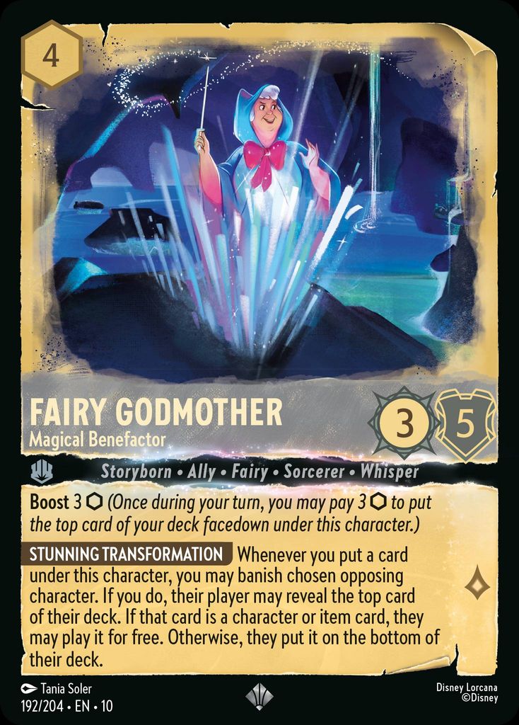 Fairy Godmother - Magical Benefactor - Whispers in the Well 192/204 - Near Mint