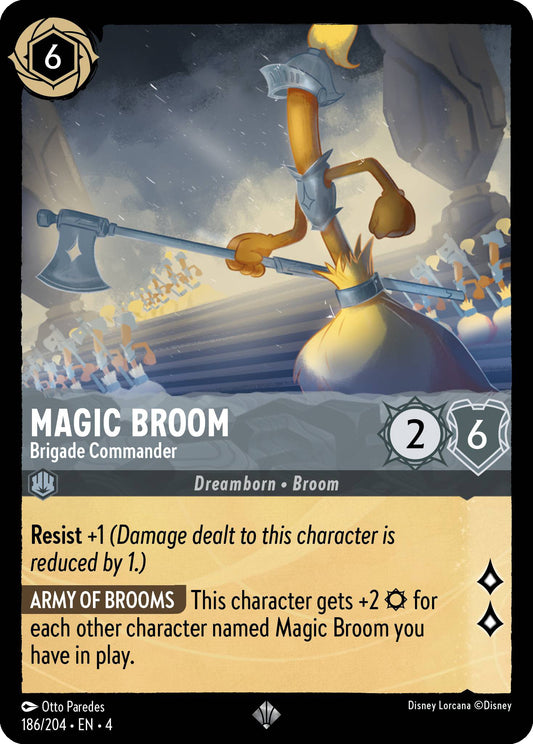 Magic Broom - Brigade Commander - Ursula's Return 186/204  - Near Mint - Ungraded