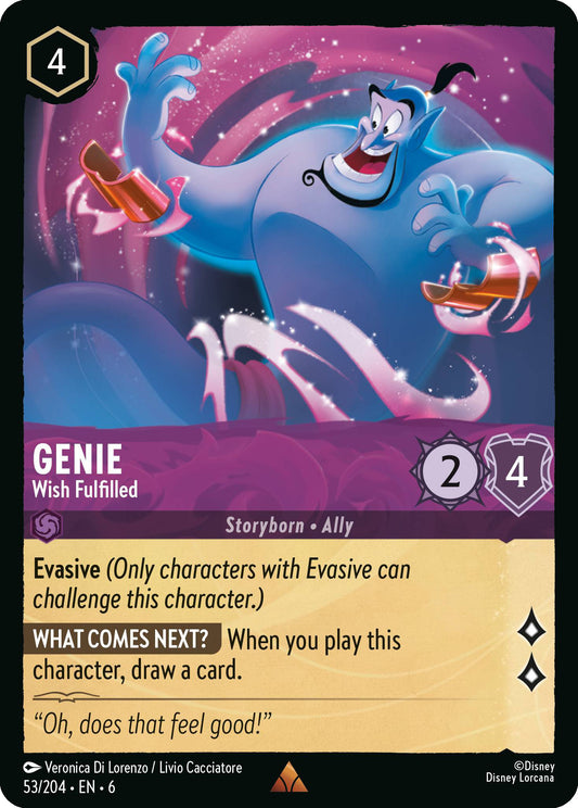 Genie - Wish Fulfilled - Azurite Sea 53/204  - Near Mint - Ungraded