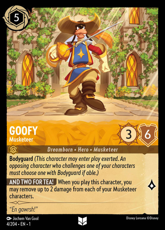 Goofy - Musketeer - 4/204 (Foil)