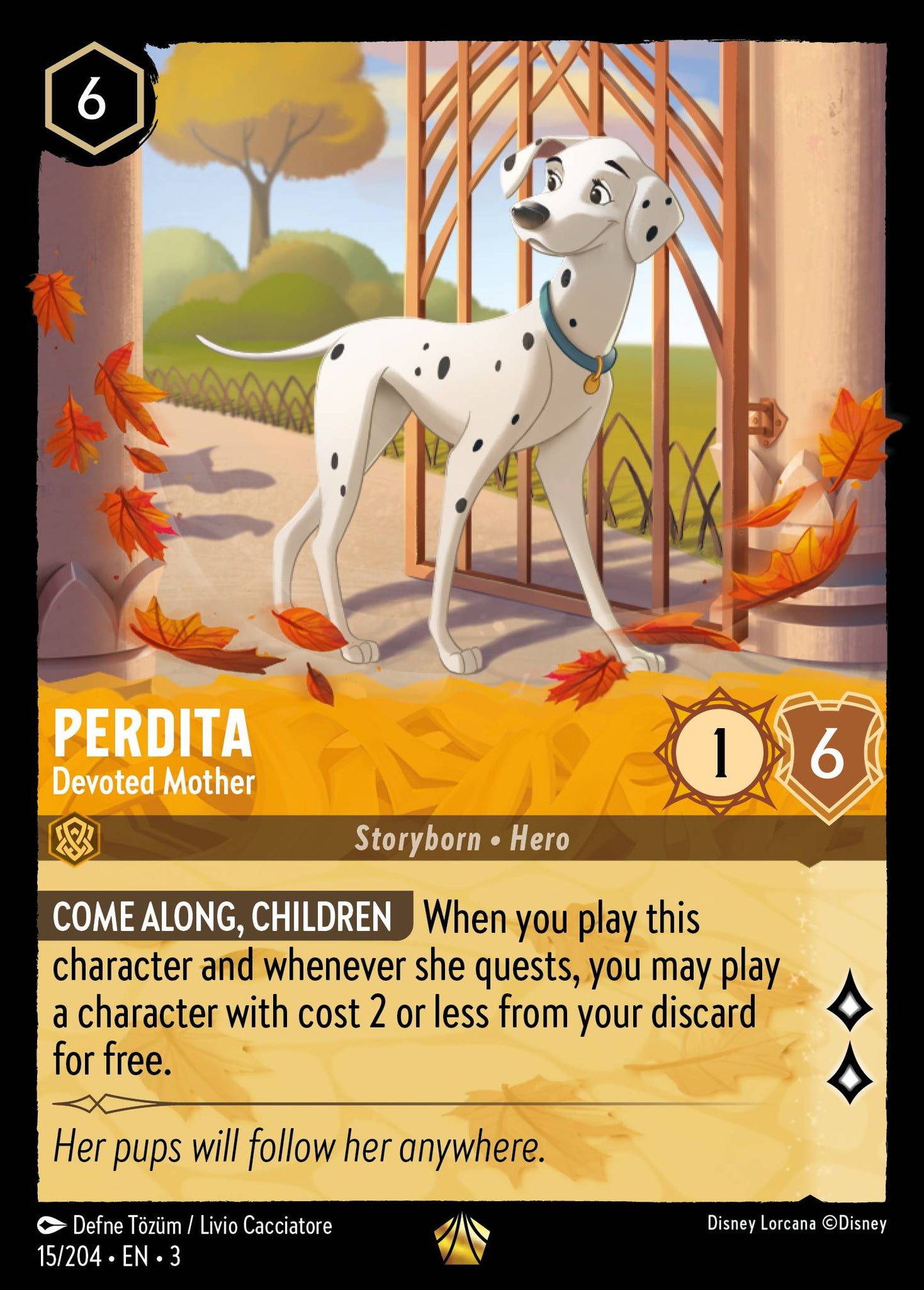 Perdita - Devoted Mother - Into the Inklands 15/204 - Near Mint