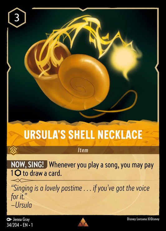 Ursula's Shell Necklace - The First Chapter 34/204  - Near Mint - Ungraded