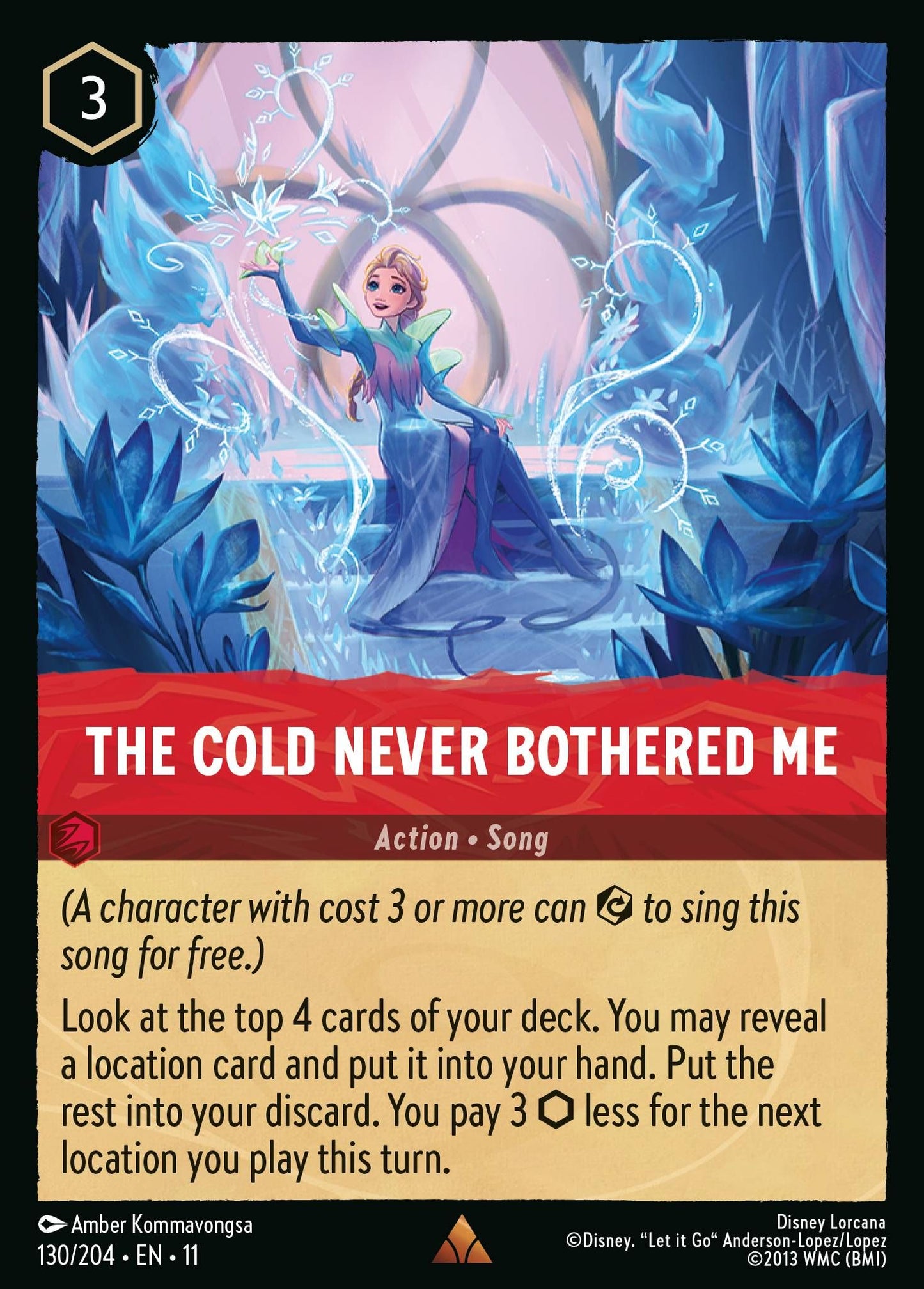 The Cold Never Bothered Me - Winterspell 130/204 - Near Mint