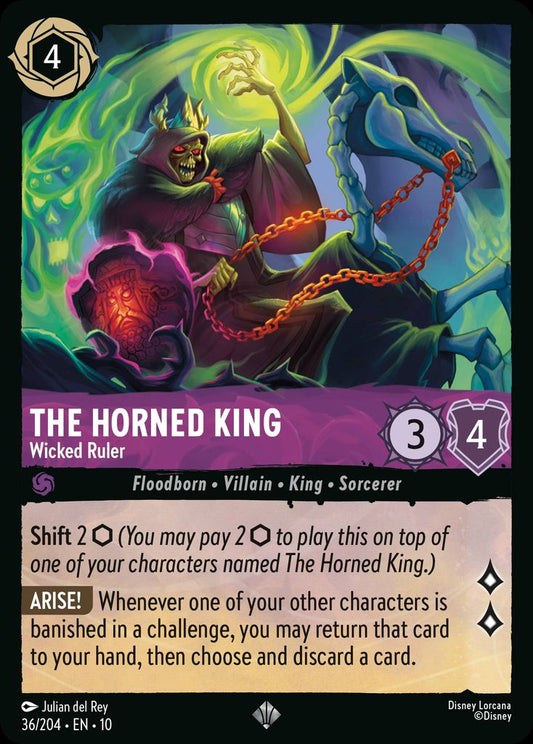 The Horned King - Wicked Ruler - Whispers in the Well 36/204  - Near Mint