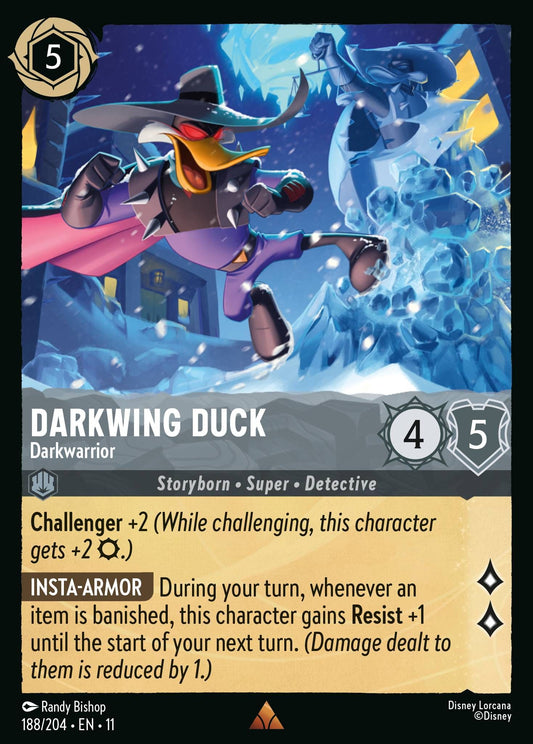 Darkwing Duck - Darkwarrior - Winterspell 188/204 - Near Mint