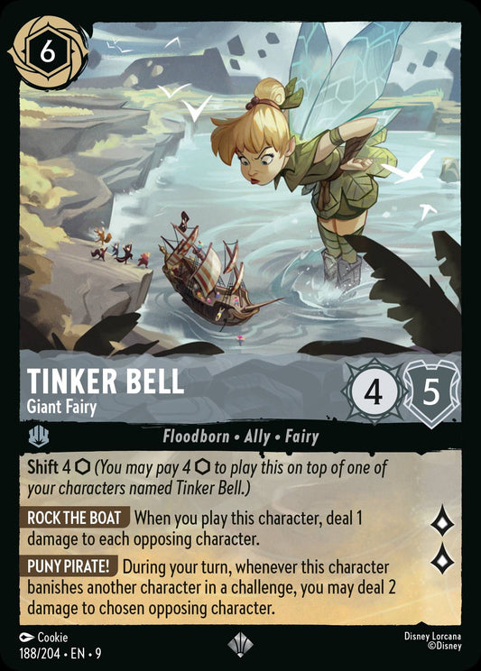 Tinker Bell - Giant Fairy - Fabled 188/204  - Near Mint