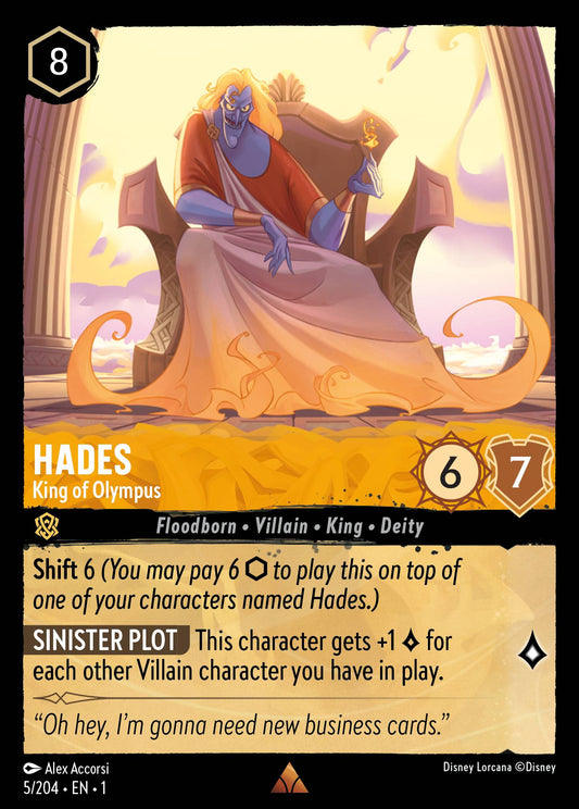 Hades - King of Olympus - The First Chapter 5/204  (Foil) - Near Mint - Ungraded