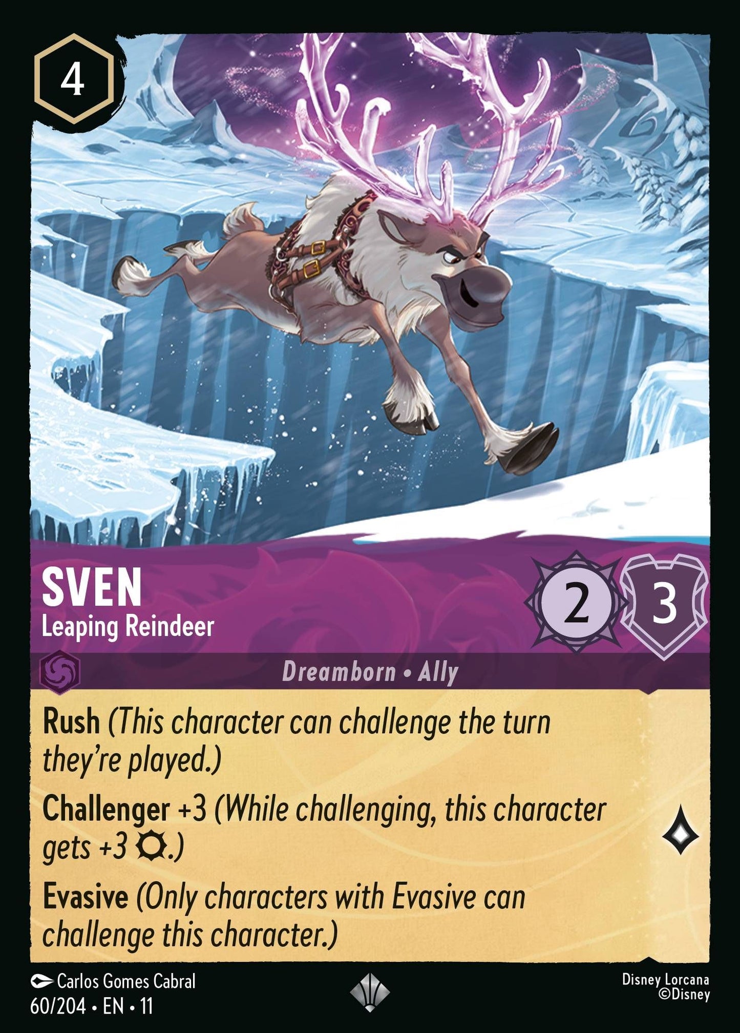Sven - Leaping Reindeer - Winterspell 60/204 - Near Mint