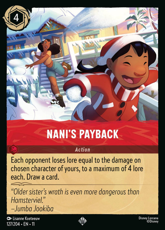 Nani's Payback - Winterspell 127/204 - Near Mint