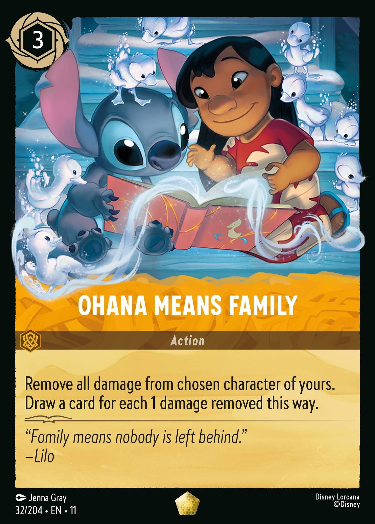 Ohana Means Family - Winterspell 32/204 - Near Mint