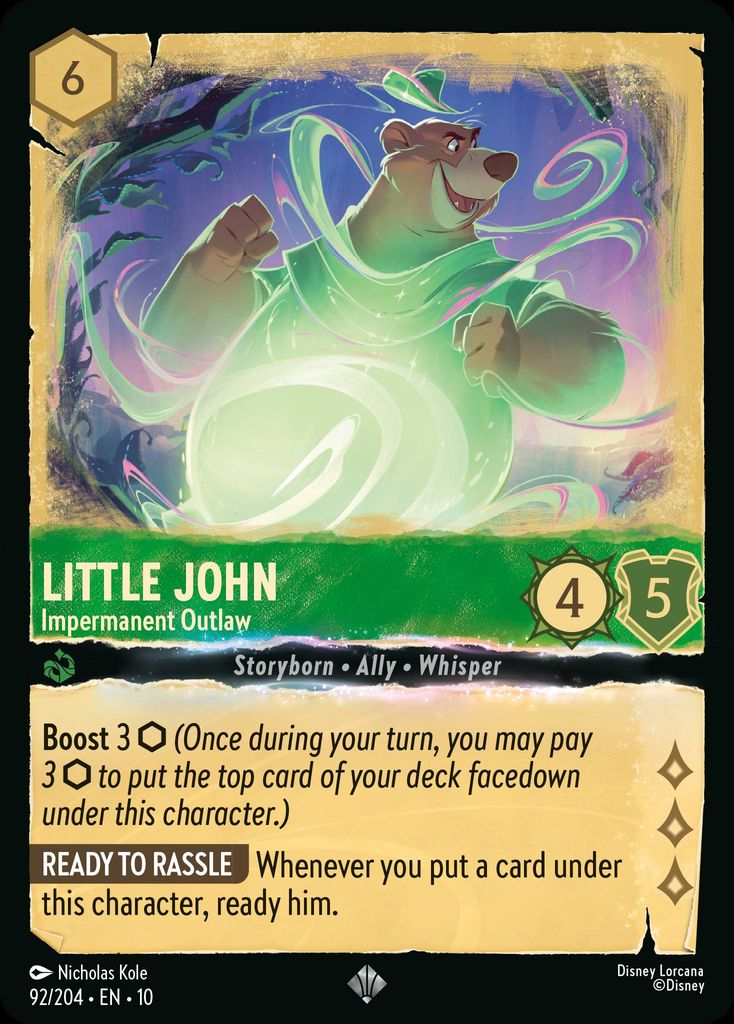 Little John - Impermanent Outlaw - Whispers in the Well 92/204 (Foil) - Near Mint