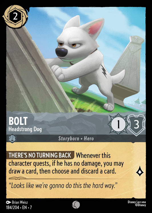 Bolt - Headstrong Dog - Archazia's Island 184/204  (Foil) - Near Mint - Ungraded