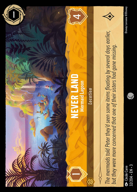Never Land - Mermaid Lagoon -  32/204 (Foil)