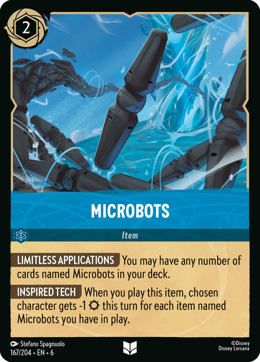 Microbots - Azurite Sea 167/204  (Foil) - Near Mint - Ungraded
